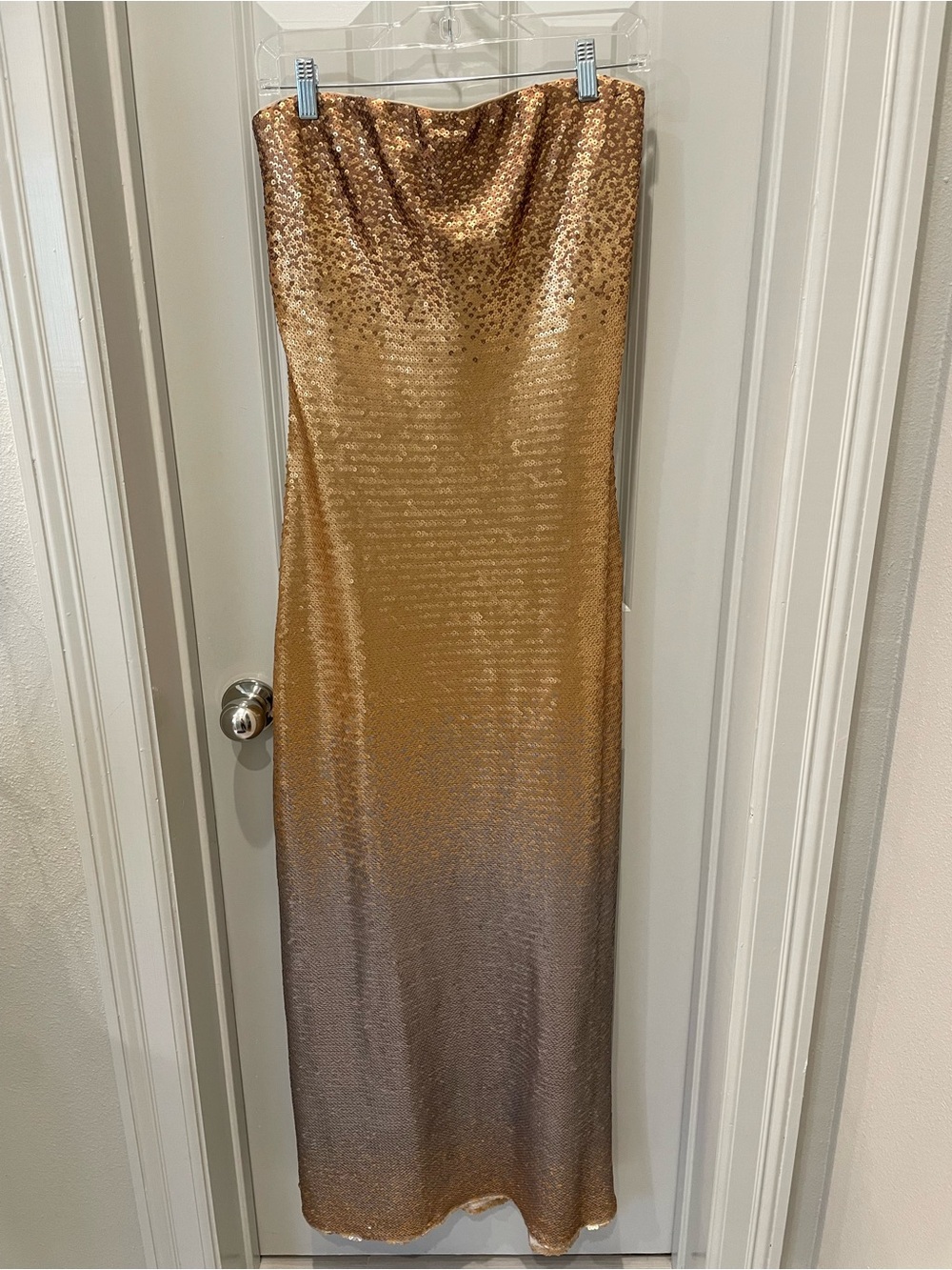 Show Me Your Mumu Gold and Silver Sequin Dress